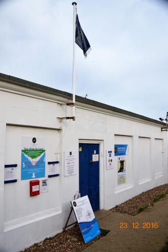 The station with new signage