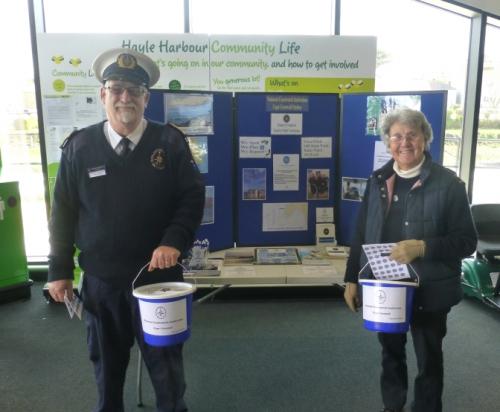 Collecting at Asda in Hayle 2015