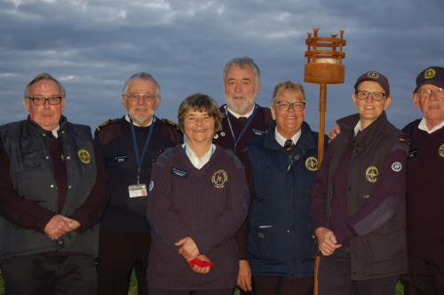 Burton Bradstock beacon lighting June 2022